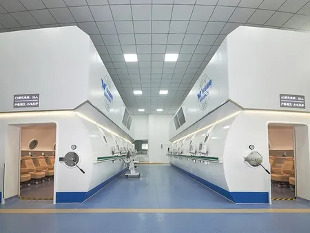 Chamber Hiperbarik Oksigen Silindris Multiplace (Bentuk Omega)